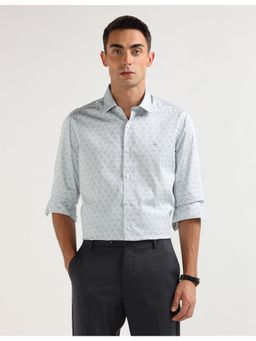 Arrow - Grey Cotton Full Sleeves Shirt