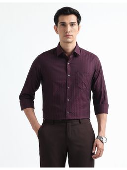 Arrow - Red Cotton Full Sleeves Shirt