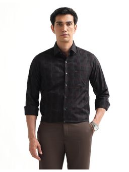 Arrow - Brown Cotton Full Sleeves Shirt