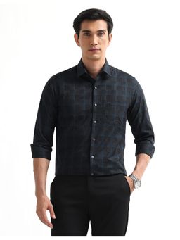 Arrow - Blue Cotton Full Sleeves Shirt