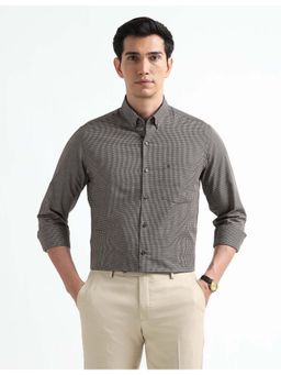Arrow - Brown Cotton Full Sleeves Shirt