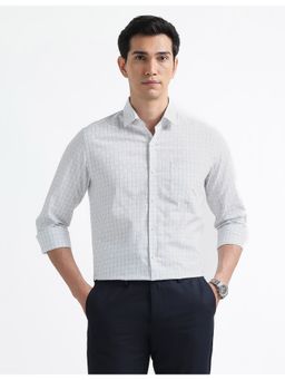 Arrow - Blue Cotton Full Sleeves Shirt