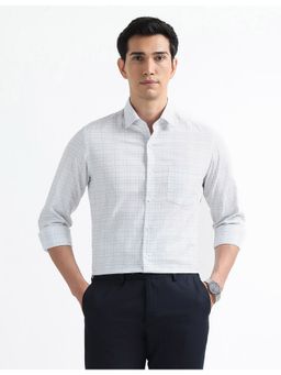 Arrow - Blue Cotton Full Sleeves Shirt