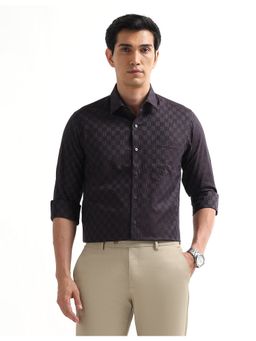 Arrow - Red Cotton Full Sleeves Shirt