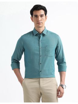 Arrow - Green Cotton Full Sleeves Shirt