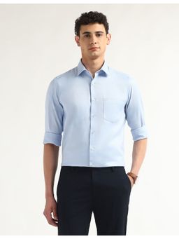 Arrow - Blue Cotton Full Sleeves Shirt