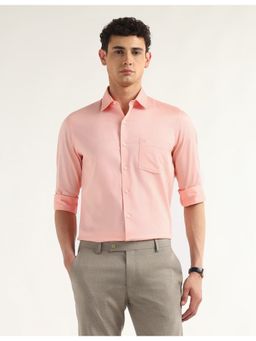 Arrow - Orange Cotton Full Sleeves Shirt