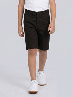 Allen Solly - Boys Green Regular Fit Solid Shorts