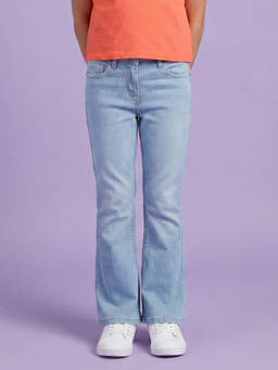 Allen Solly - Girls Blue Solid Jeans