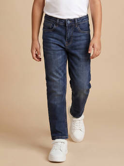 Allen Solly - Boys Navy Blue Jeans