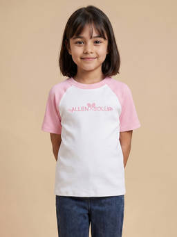 Allen Solly - Girls White Graphic Print Casual T-Shirt
