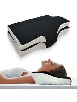 SLEEPSIA - Orthopedic Cervical Memory Foam Sleeping Pillows (Pack of 2)