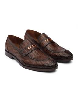 DABLR SHOES - Dahn - Chestnut Brown Leather Loafers