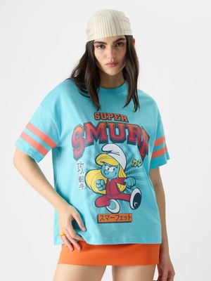 T-shirt Les Schtroumpfs - GISMURFTS005 - T- Shirt Fille Noir