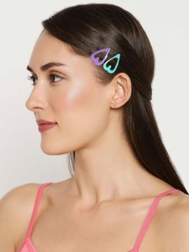 Buy OOMPH Jewellery Heart Shape Candy Color Metal Tic Tac Hair.