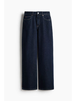 H&M - Women Blue Wide High Waist Jeans