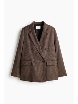 H&M - Women Brown Double-breasted blazer