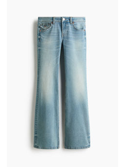 H&M - Women Blue Flared Low Waist Jeans