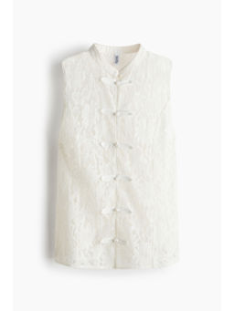 H&M - Women White Lace Waistcoat
