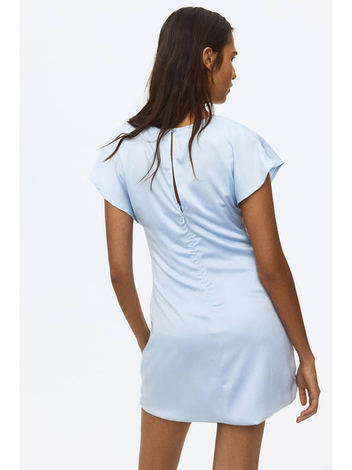 h&m blue silk dress Buy Women Draped satin (XS) Online ASOS LUXE - Star blue satin dress x-sibling-handle:soundscape-maxi-dress-ivory Color:Dusty Rose