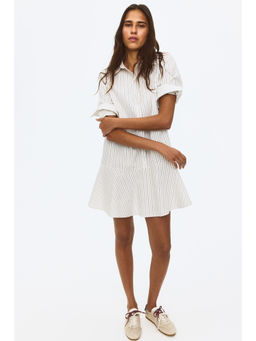 H&M - Women White Poplin shirt dress