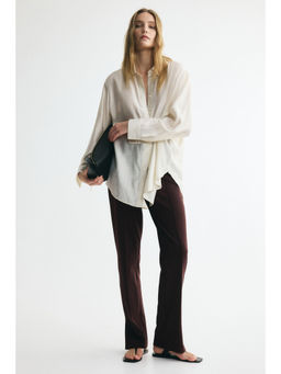 H&M - Women Red Cigarette trousers