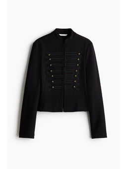 H&M - Women Black Crape jersey jacket