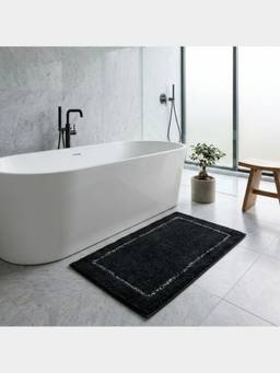 PANO - Polyester Bathmat Splendor - Charcoal