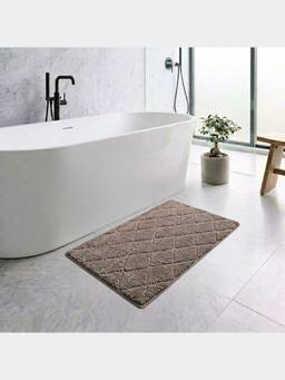 PANO - Polyester Bathmat Royale - Dark Brown