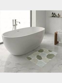 PANO - Polyester Bathmat Pebble - Sage