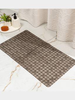 PANO - Ripple Brown Anti-Slip Shower Mat