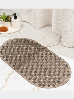 PANO - Wave Guard Brown Anti-Slip Shower Mat