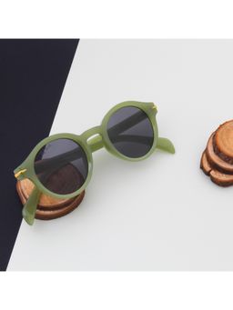 TED SMITH - UV Protection Round Sunglass For Men Women Polycarbonate Lens MONSKY_C2