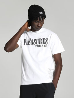 Puma - X Pleasures Typo Men's White T-Shirt