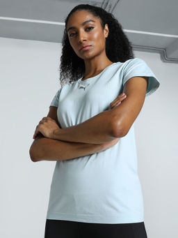 Puma - Evo knit Seamless Women's Blue T-Shirt