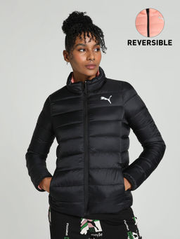 Puma - Reversible Padded Women's Black Bomber Jacket