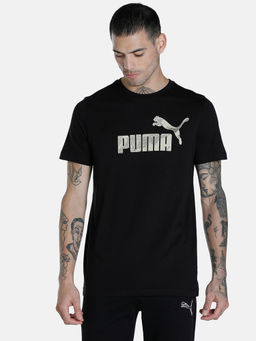 Puma - No.1 Logo Mens Black T-Shirt