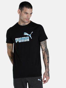 Puma - No. 1 Logo Mens Black T-Shirt
