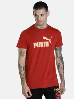 Puma - No. 1 Logo Mens Red T-Shirt