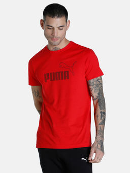 Puma - No. 1 Logo Mens Red T-Shirt