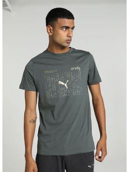Puma - Xone8 Halftone Graphic Mens Grey T-Shirt