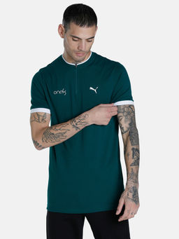 Puma - Vk Band Collar Mens Green T-Shirts
