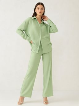 Outzidr - Green Oversized Co-Ord Set
