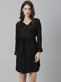 RAREISM - Black Solid Dresses