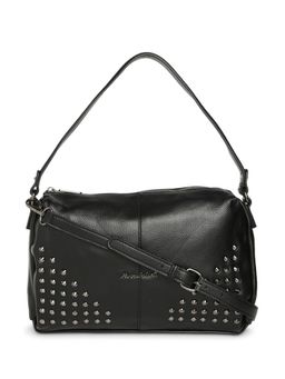 Marina Galanti - Black Color Soft PU Material Medium Size Baguette - MB0389BE2001