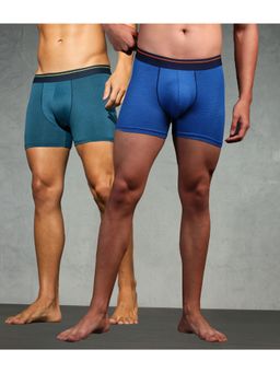 Technosport - Mens ELASTO LITE Solid Trunks (Pack of 2)