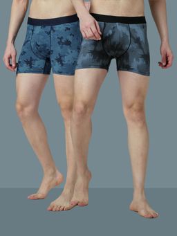 Technosport - Mens ELASTO LITE Printed Trunks (Pack of 2)