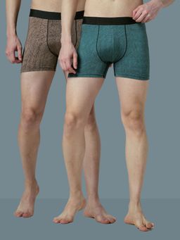 Technosport - Mens ELASTO LITE Printed Trunks (Pack of 2)