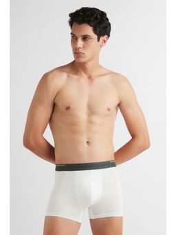 Peter England - Mens White Solid Trunk