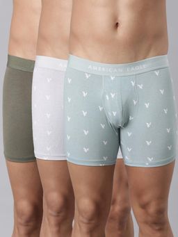 American Eagle - Mens Multi-Color 6 Classic Pack of 3 Boxer Briefs